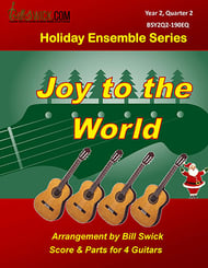 Bill Swick's Year 2, Quarter 2 - Holiday Ensembles for Four Guitars Guitar and Fretted sheet music cover Thumbnail